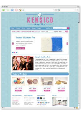 Kensico Soap Company
Level 2 Design/Development Package