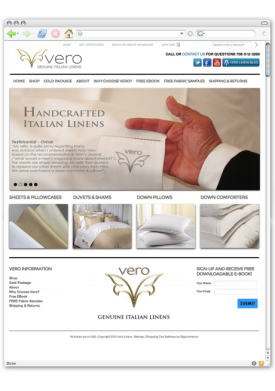 Vero Linens
Design Only Template Modifications + Add-ons